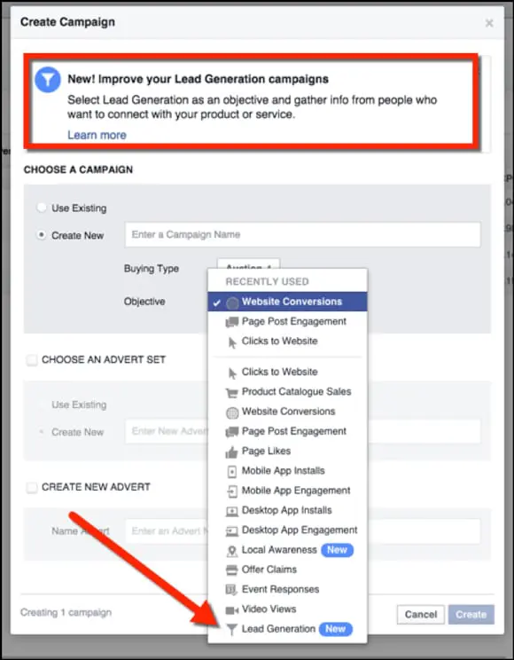 facebook lead gen ads tips