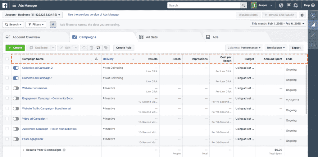 Facebook Ads Manager 1 A