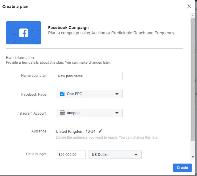 Facebook Campaign Planner 1