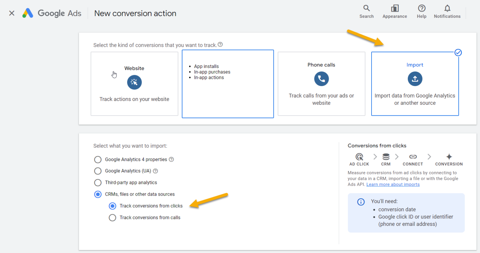 Search Terms Google Ads Crm Conversions