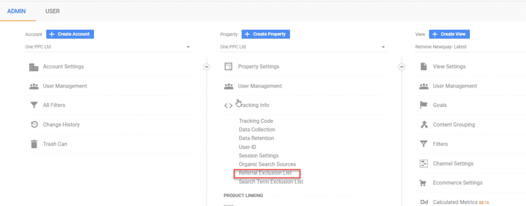Referral Exclusions to track PayPal Google Analytics