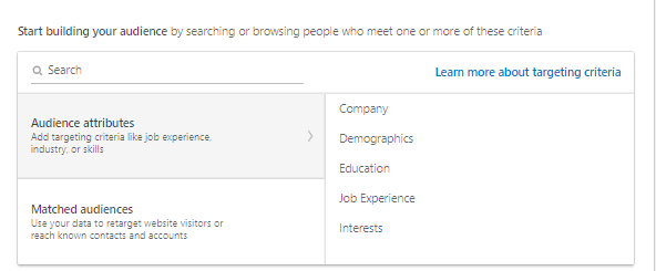 LinkedIn Ads Audiences