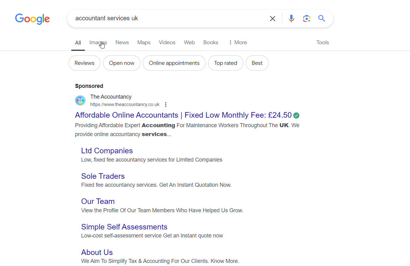 Google Ads Accountant Search Ads Google