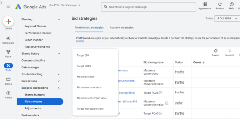 Google Ads Bidding Strategies Main