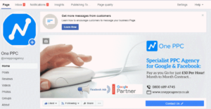 facebook page for business 1