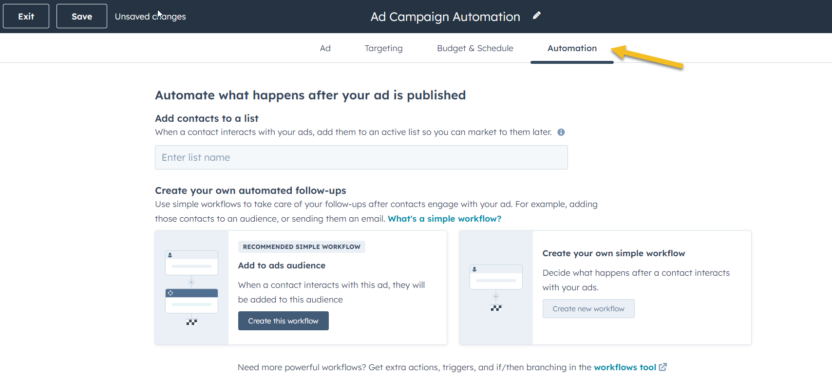 Ad Campaign Automation Crm