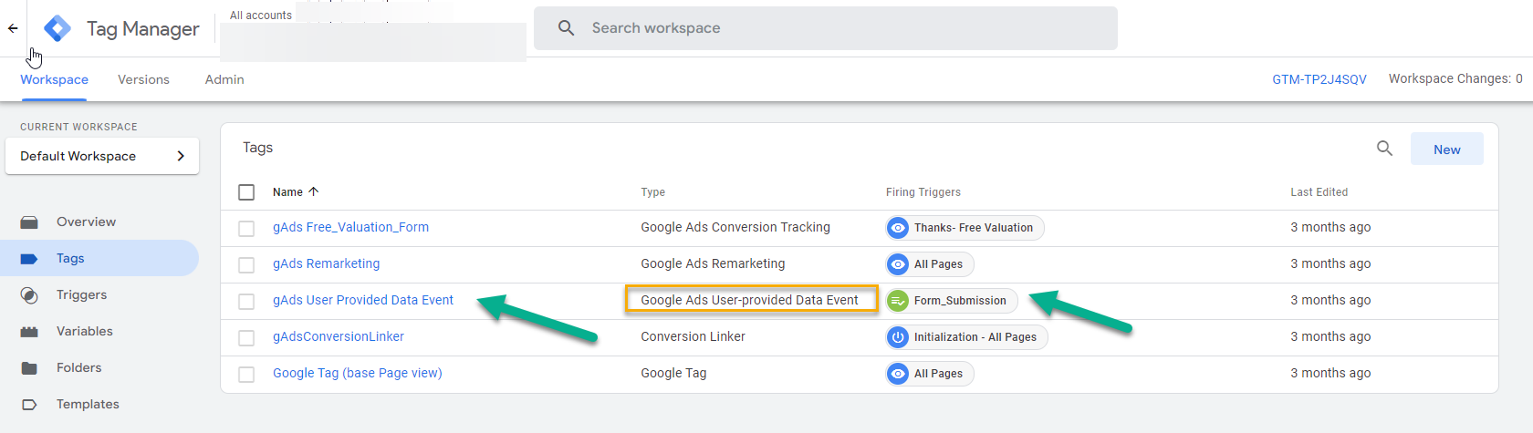 Enhanced Conversion Tracking Google Tag Manager Ads