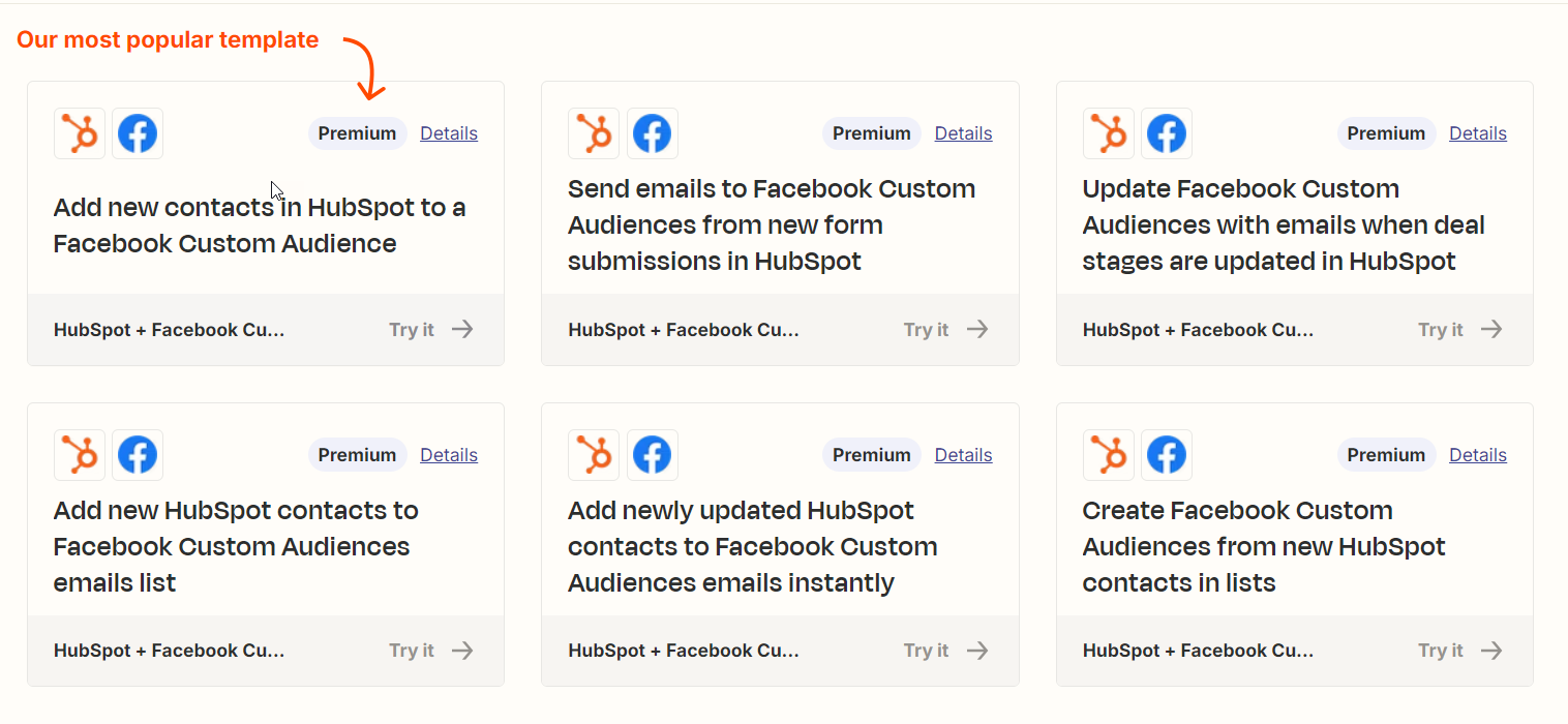 Facebook Ads Audiencs Hubspot