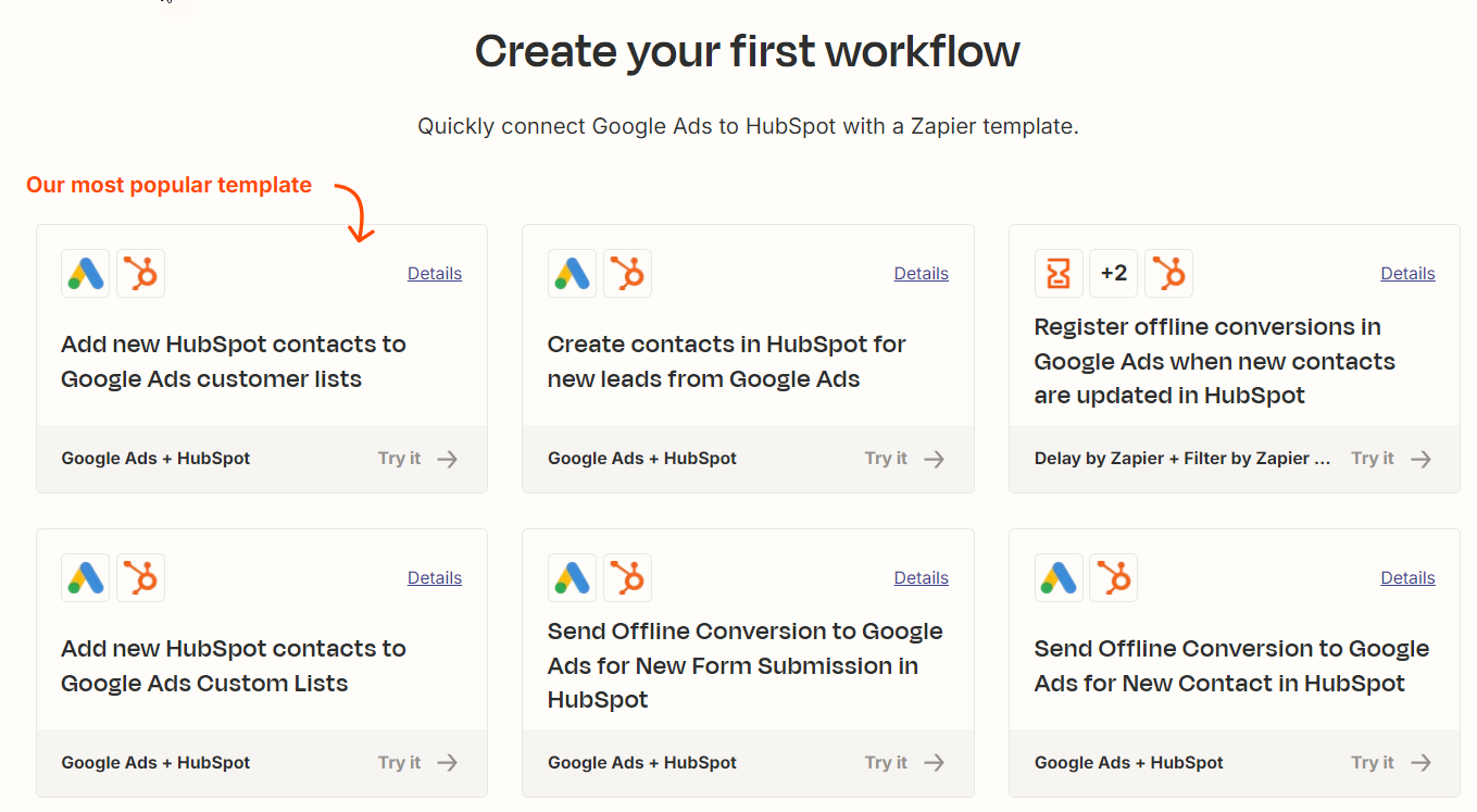 Get Started Google Ads Zapier 1