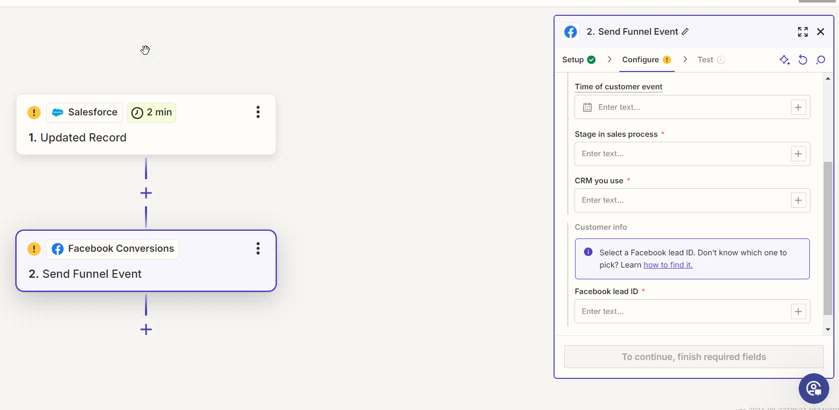 Salesforce Offline Conversion Tracking 1234