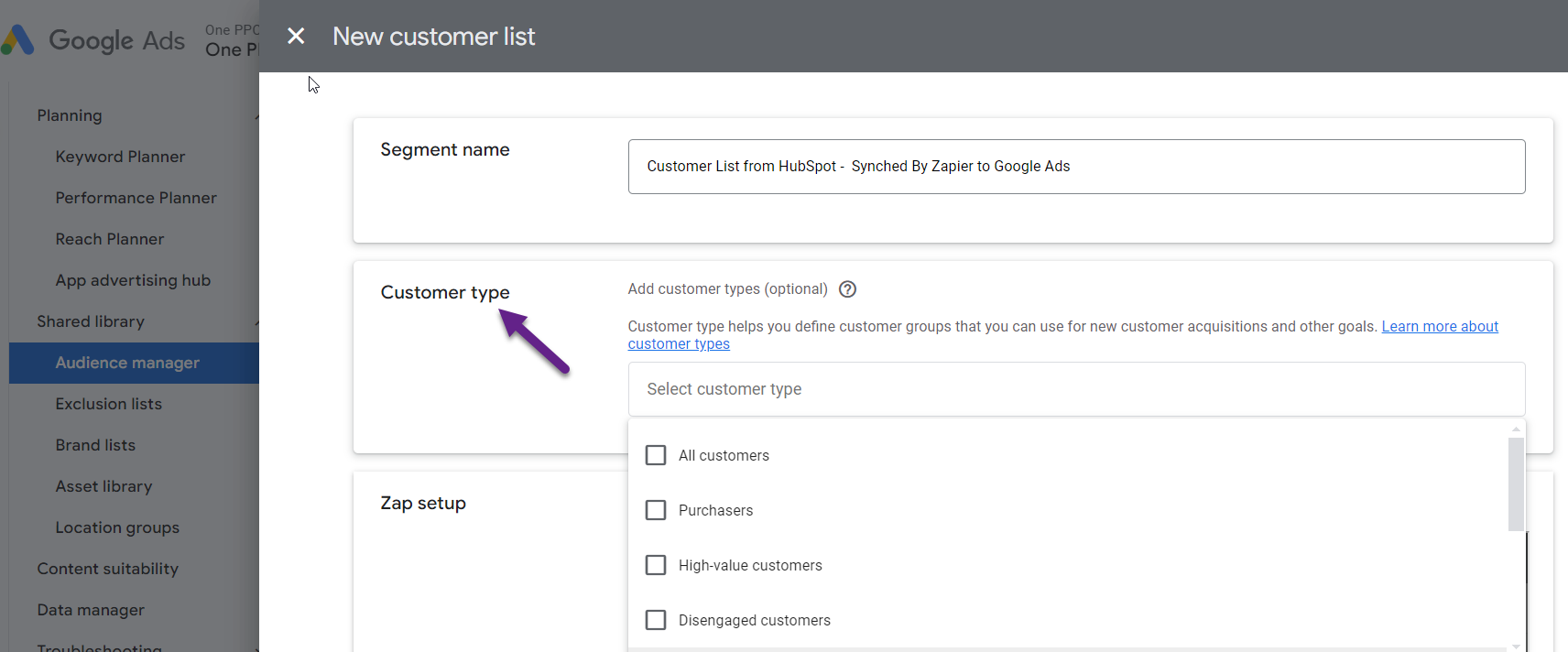 Customer List Create Synch To Crm