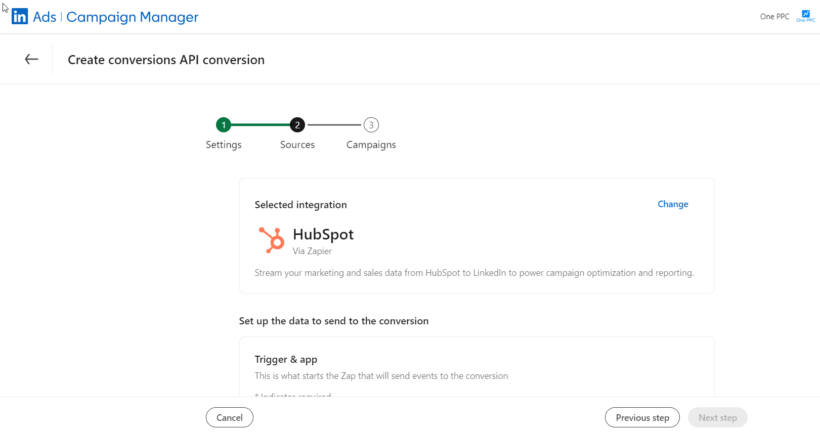 Create Conversions Api Linkedin Zapier Hubspot