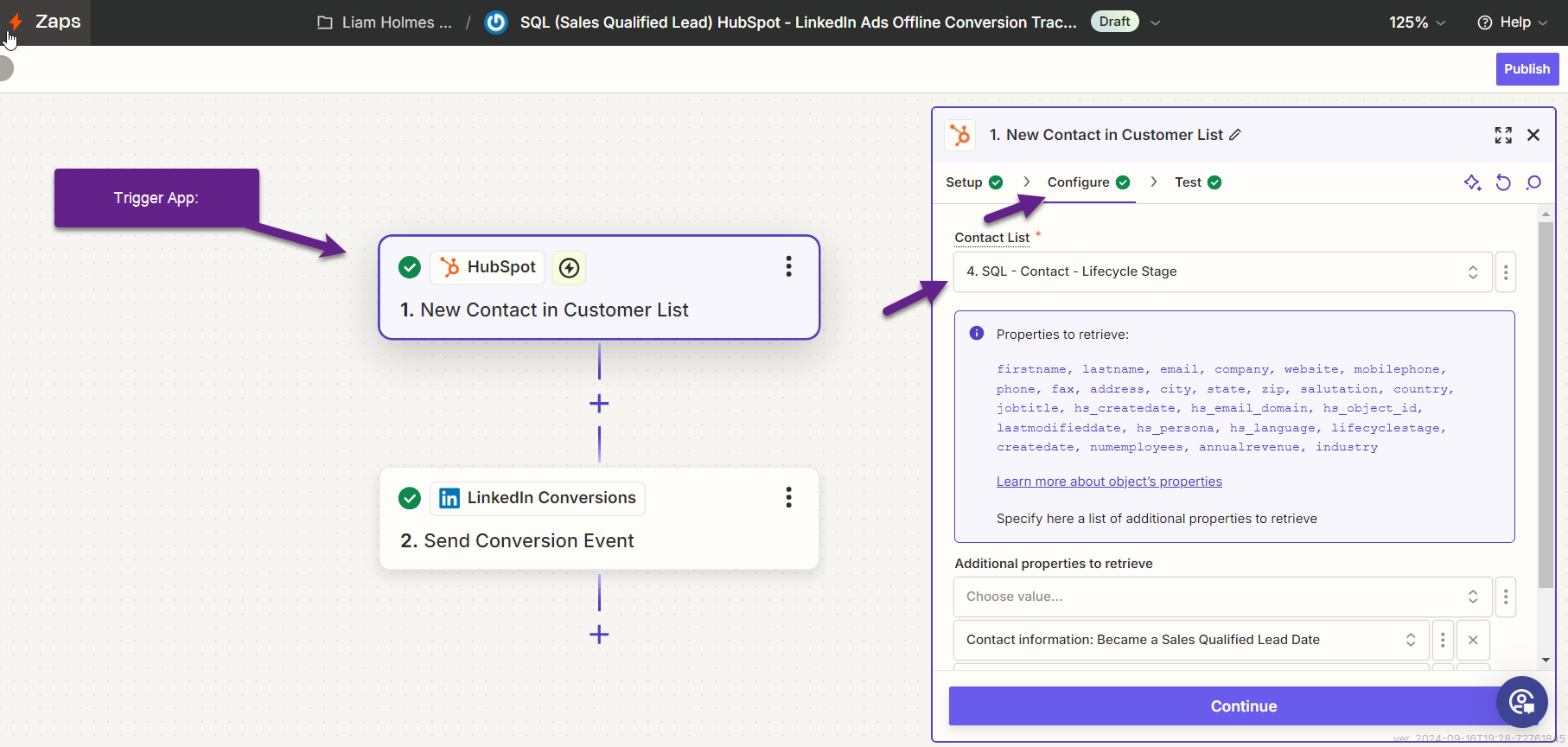 Linkedin Ads Offline Conversions Zapier