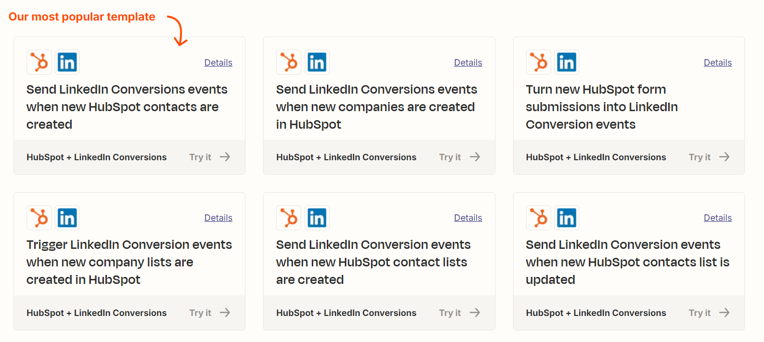 Send Linkedin Conversions Events From Zapier Hubspot