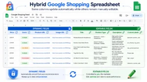 Editable Columns Feed Manager Google Shopping