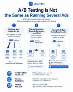 Meta  Facebook Ads Testing 